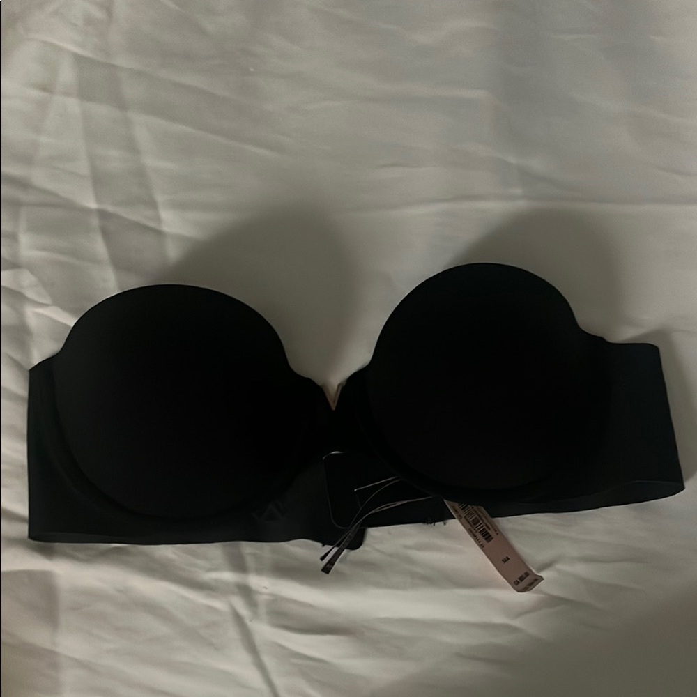 Victoria's Secret Black Strapless Bra